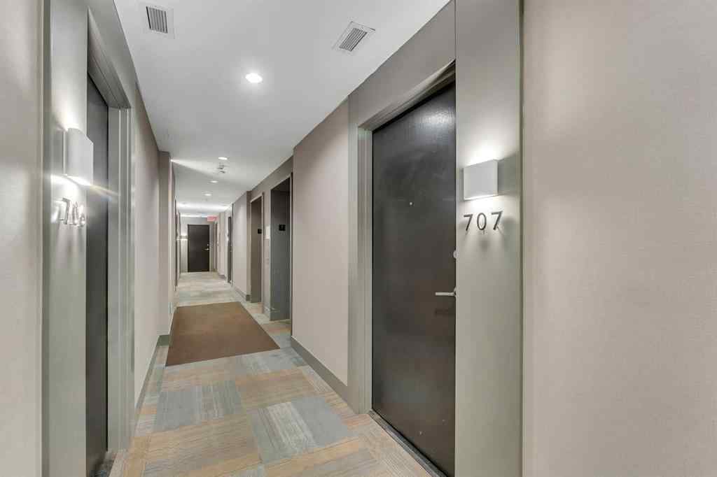 MLS&reg; # A2270254 - Unit #707 550 Riverfront Avenue SE in Downtown East Village Calgary, Residential Open Houses