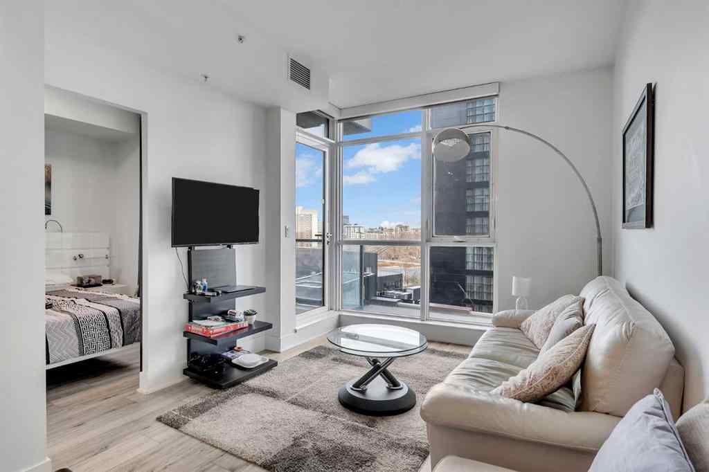 MLS&reg; # A2270254 - Unit #707 550 Riverfront Avenue SE in Downtown East Village Calgary, Residential Open Houses