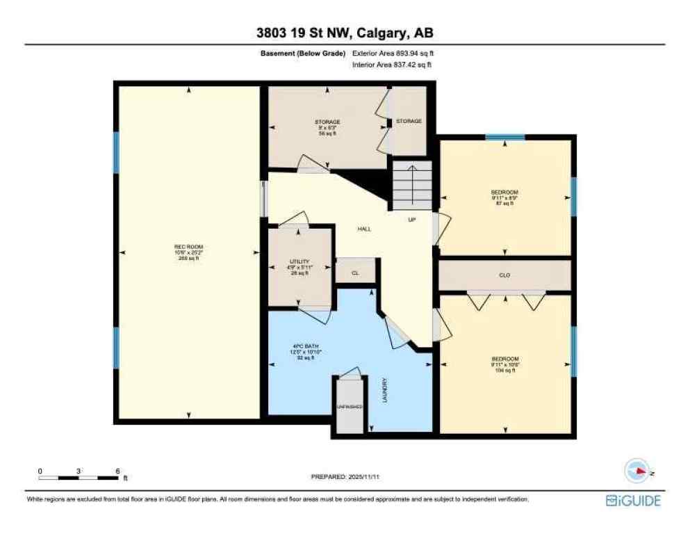 MLS® A2270296 - 3803 19 Street NW in Charleswood Calgary, Residential