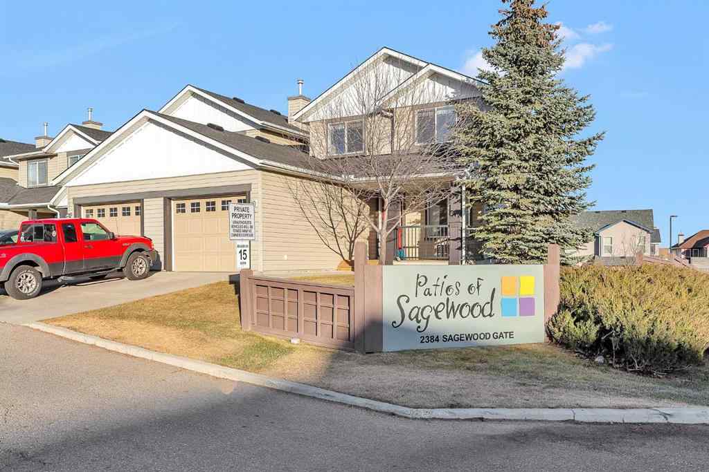 MLS&reg; # A2270441 - Unit #101 2384 Sagewood Gate SW in Sagewood Airdrie, Residential Open Houses