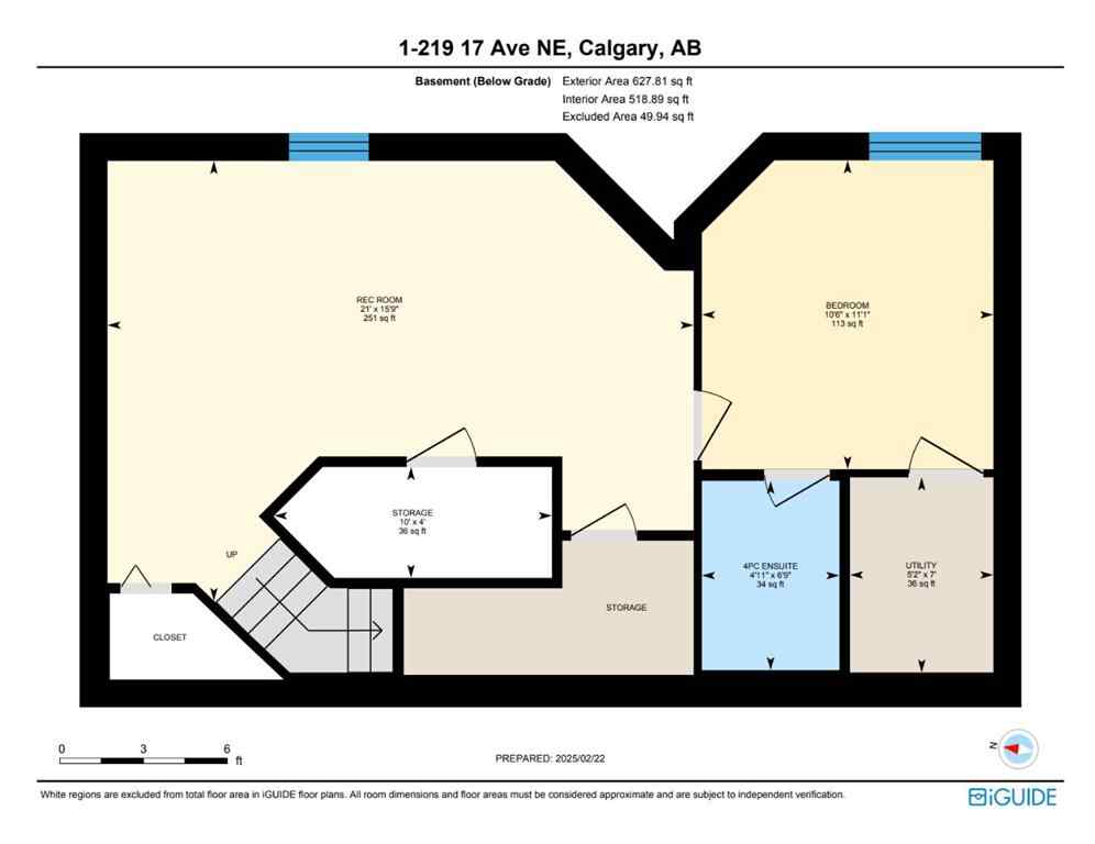 MLS&reg; # A2270592 - Unit #1 219 17 Avenue NE in Tuxedo Park Calgary, Residential Open Houses