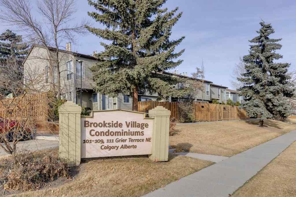 MLS&reg; # A2270634 - Unit #1 102 Grier Terrace NE in Greenview Calgary, Residential Open Houses