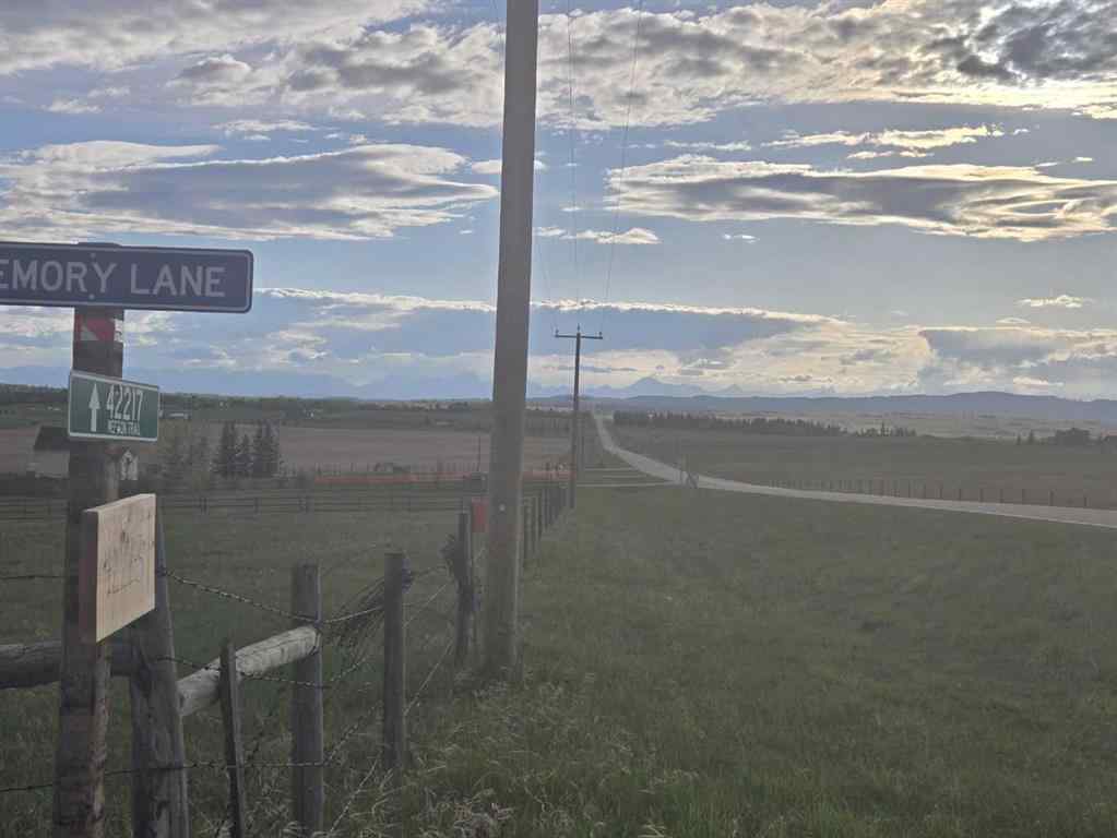 MLS&reg; # A2270949 - 42229 Weedon Trail  in NONE Rural Rocky View County, Land Open Houses