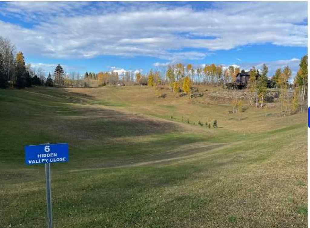 MLS&reg; # A2270990 - 6 Hidden Valley Close  in Cougar Ridge Rural Clearwater County, Land Open Houses