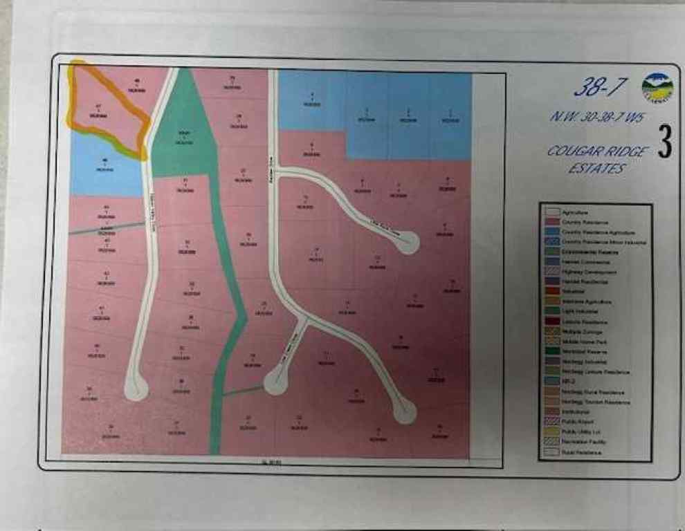 MLS&reg; # A2270990 - 6 Hidden Valley Close  in Cougar Ridge Rural Clearwater County, Land Open Houses