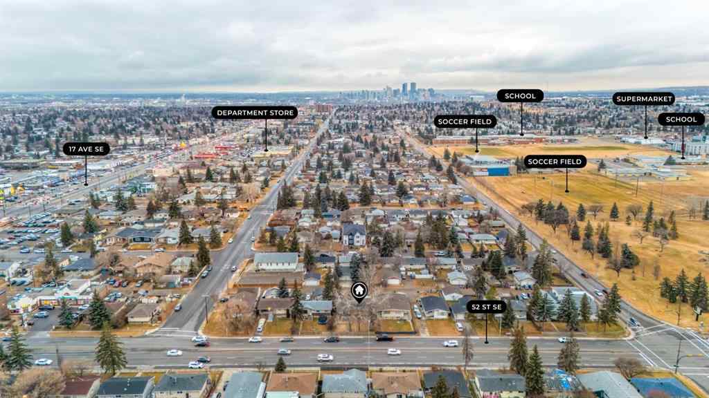 MLS&reg; # A2271011 - 1527 52 Street SE in Forest Lawn Calgary, Residential Open Houses