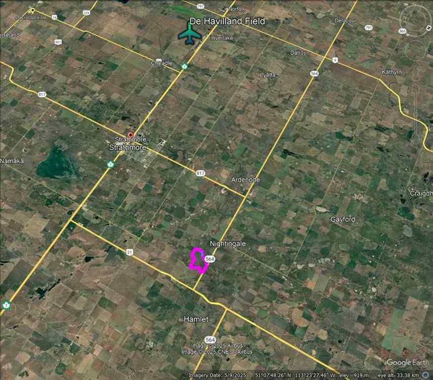 MLS&reg; # A2271036 -  Highway 564 & Range Road 243   in NONE Rural Wheatland County, Land Open Houses