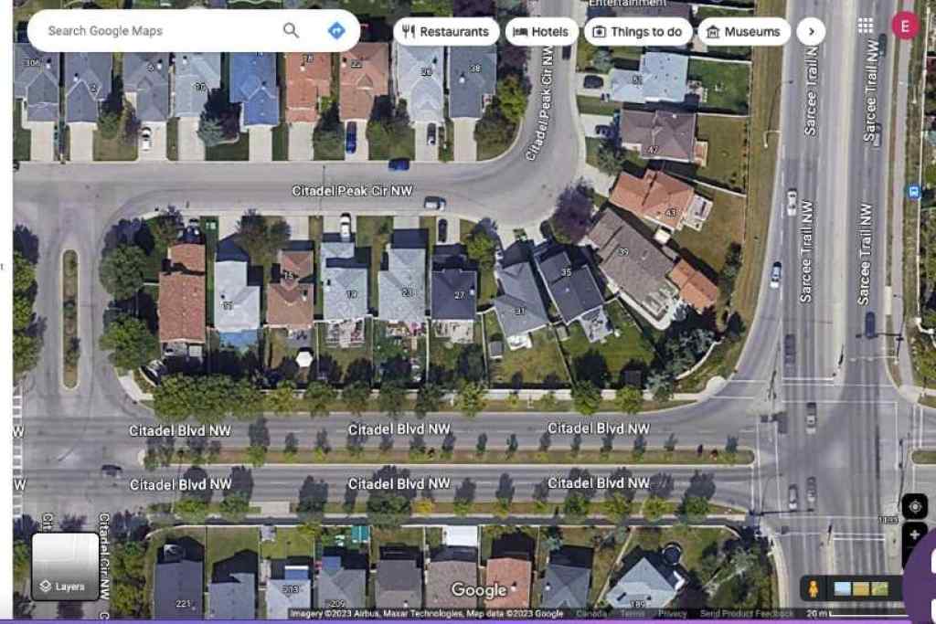 MLS&reg; # A2271111 - 27 Citadel Peak Circle NW in Citadel Calgary, Land Open Houses