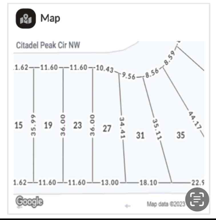MLS&reg; # A2271111 - 27 Citadel Peak Circle NW in Citadel Calgary, Land Open Houses