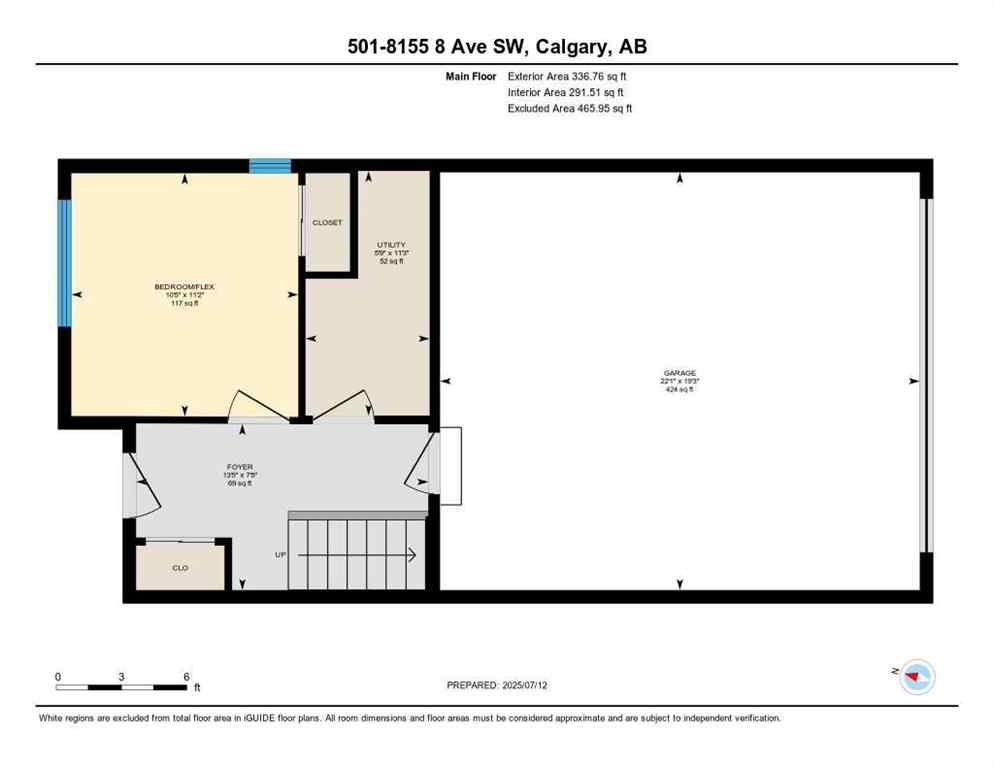 MLS&reg; # A2271128 - Unit #501 8155 8 Avenue SW in West Springs Calgary, Residential Open Houses