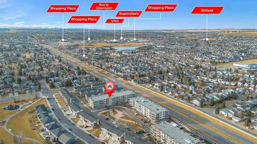 MLS® A2271172 - Unit #113 370 Harvest Hills Common NE in Harvest Hills Calgary, Residential