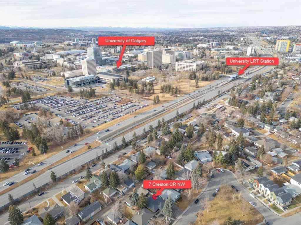 MLS&reg; # A2271198 - 7 Creston Crescent NW in Banff Trail Calgary, Residential Open Houses