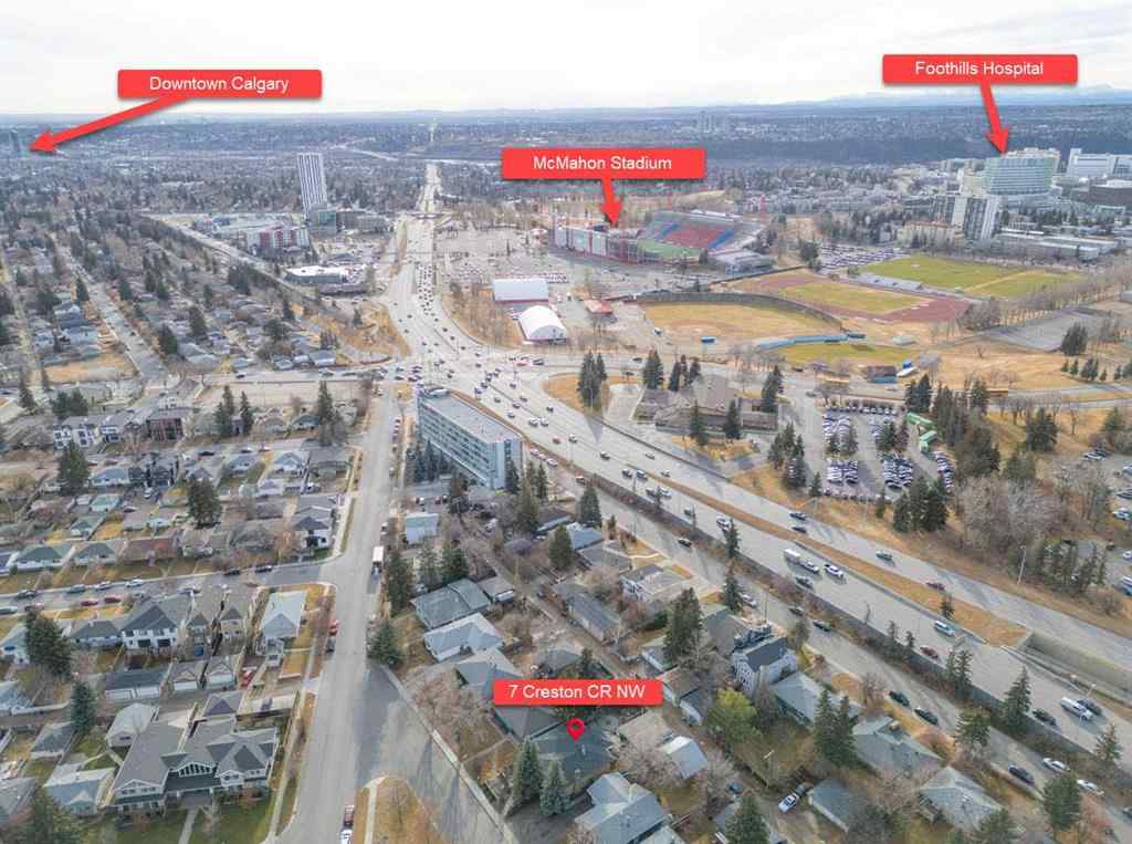 MLS&reg; # A2271198 - 7 Creston Crescent NW in Banff Trail Calgary, Residential Open Houses