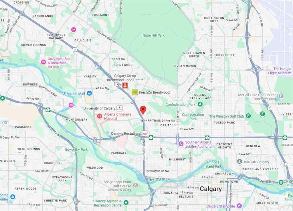 MLS&reg; # A2271198 - 7 Creston Crescent NW in Banff Trail Calgary, Residential Open Houses