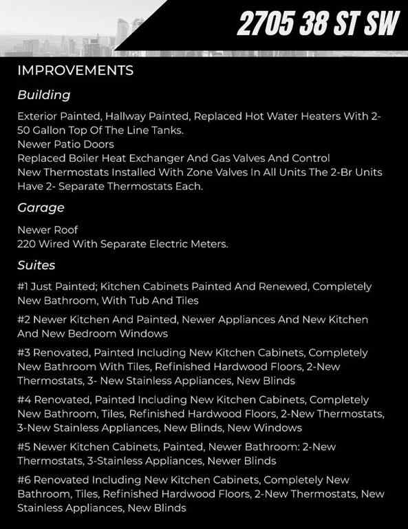 MLS&reg; # A2271248 - 2705 38 Street SW in Glenbrook Calgary, Commercial Open Houses