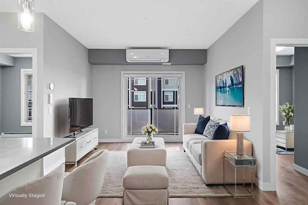 MLS&reg; # A2271297 - Unit #308 100 Auburn Meadows Manor SE in Auburn Bay Calgary, Residential Open Houses