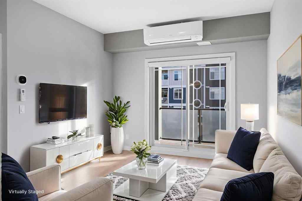 MLS&reg; # A2271297 - Unit #308 100 Auburn Meadows Manor SE in Auburn Bay Calgary, Residential Open Houses