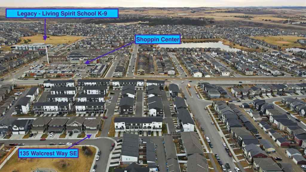 MLS&reg; # A2271335 - 135 Walcrest Way SE in Walden Calgary, Residential Open Houses