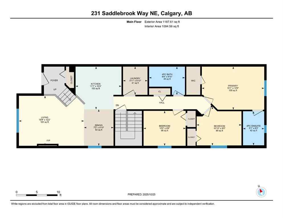 MLS® A2271374 - 231 Saddlebrook Way NE in Saddle Ridge Calgary, Residential
