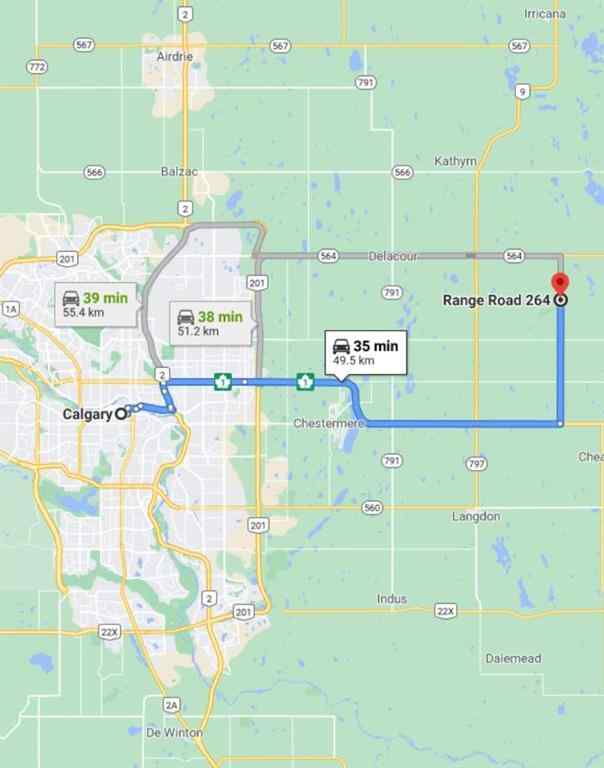 MLS&reg; # A2271400 - W4R26T25S16QSE Range Road 264   in NONE Rural Wheatland County, Land Open Houses