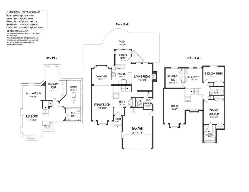 MLS® # A2271401 - 139 Wood Valley Rise SW in Woodbine Calgary, Residential Open Houses