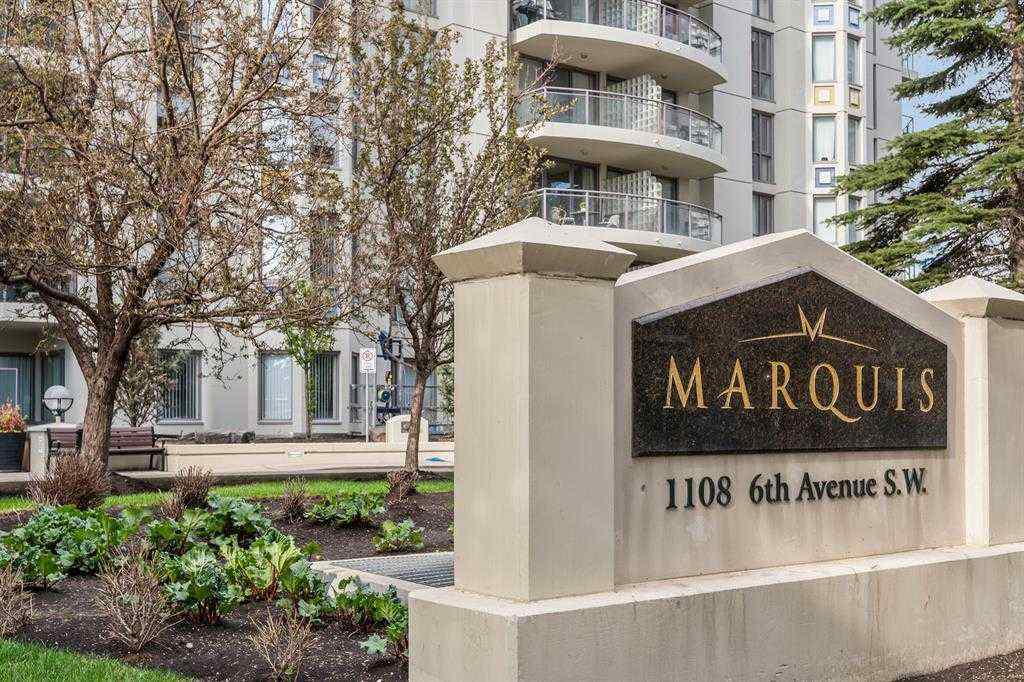 MLS&reg; # A2271414 - Unit #1707 1108 6 Avenue SW in Downtown West End Calgary, Residential Open Houses