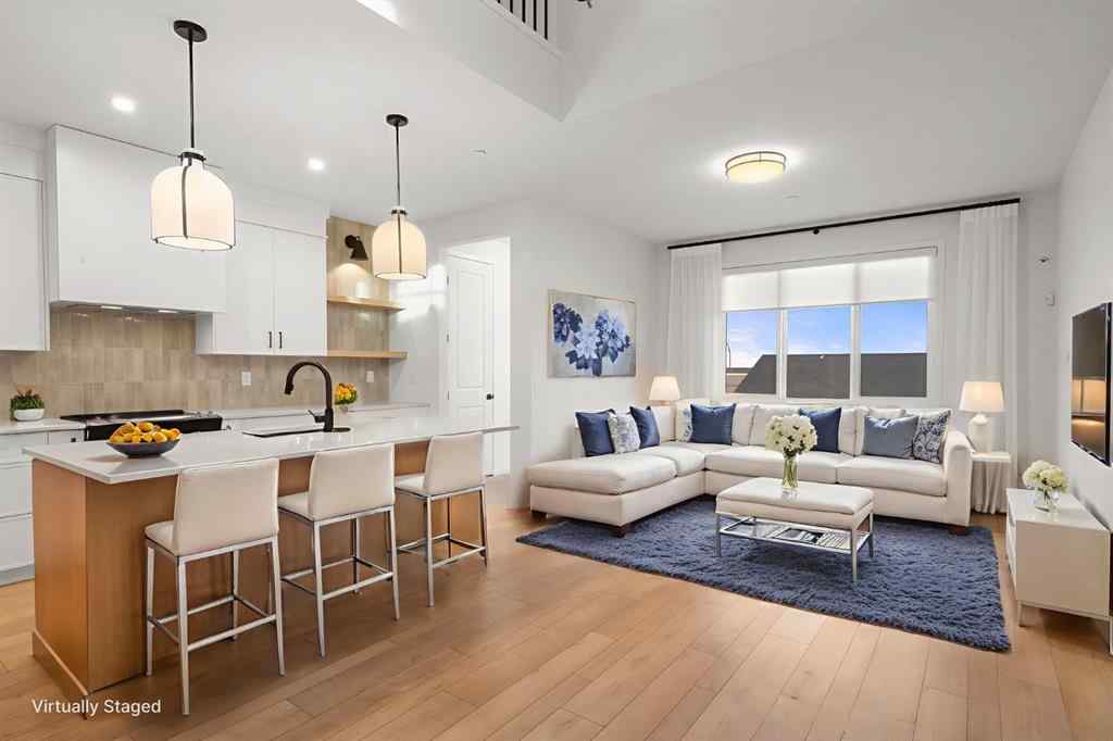 MLS&reg; # A2271463 - 76 Lucas Common NW in Livingston Calgary, Residential Open Houses