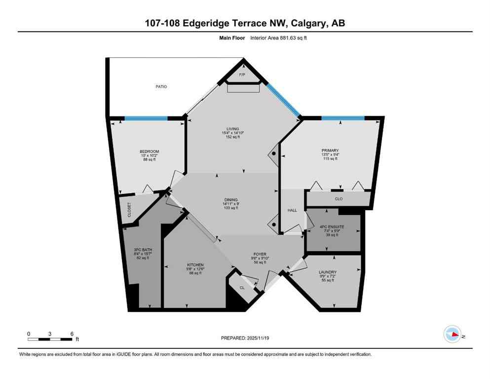 MLS® # A2271752 - Unit #107 108 Edgeridge Terrace NW in Edgemont Calgary, Residential Open Houses