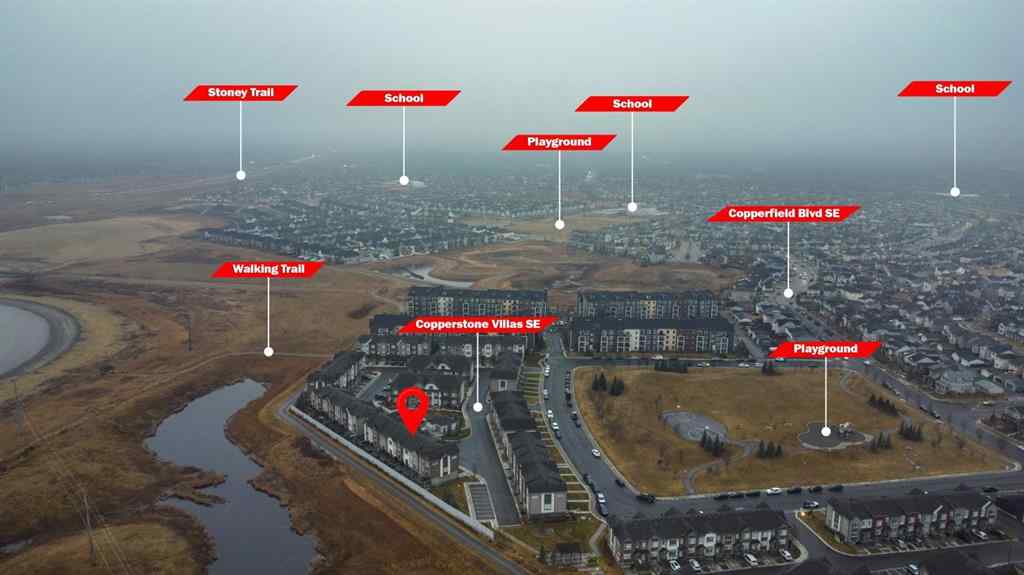 MLS® # A2271768 - 116 Copperstone Villas SE in Copperfield Calgary, Residential Open Houses