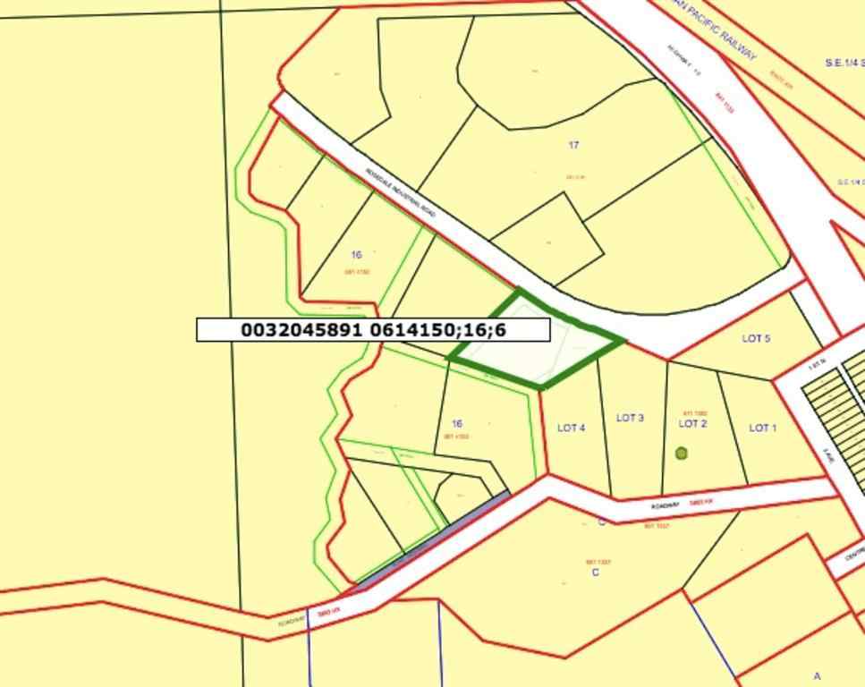 MLS&reg; # A2271786 - LOT 6 300 INDUSTRIAL Road  in Downtown Drumheller, Land Open Houses