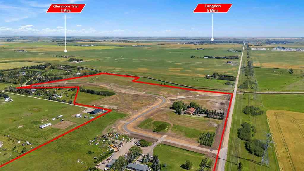 MLS&reg; # A2271916 - 11 Canal Estate Boulevard  in NONE Rural Rocky View County, Land Open Houses