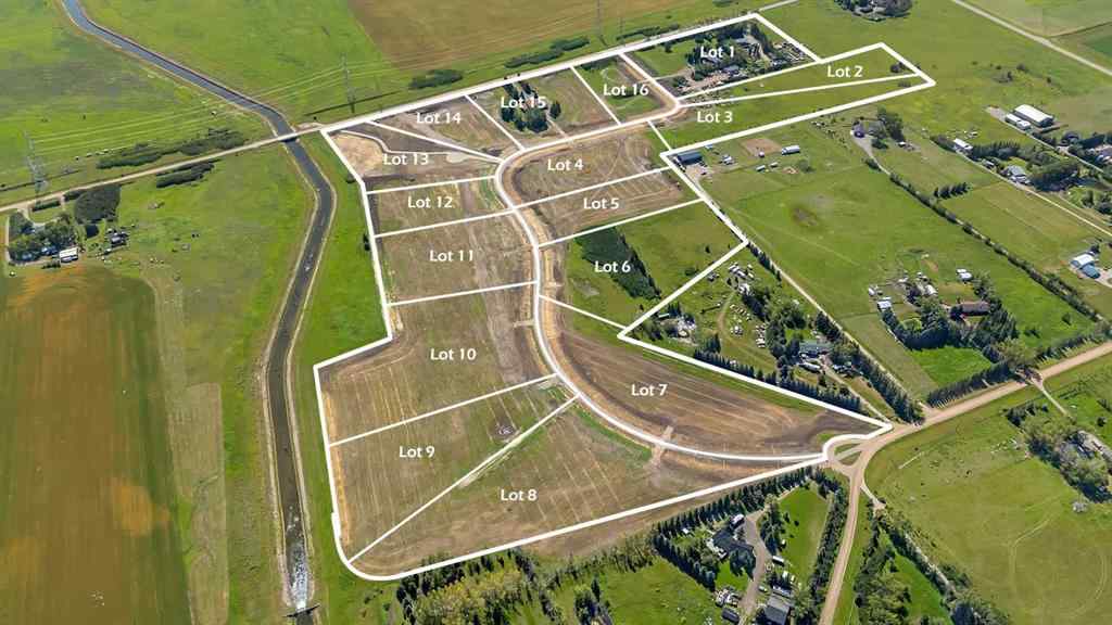 MLS&reg; # A2271916 - 11 Canal Estate Boulevard  in NONE Rural Rocky View County, Land Open Houses