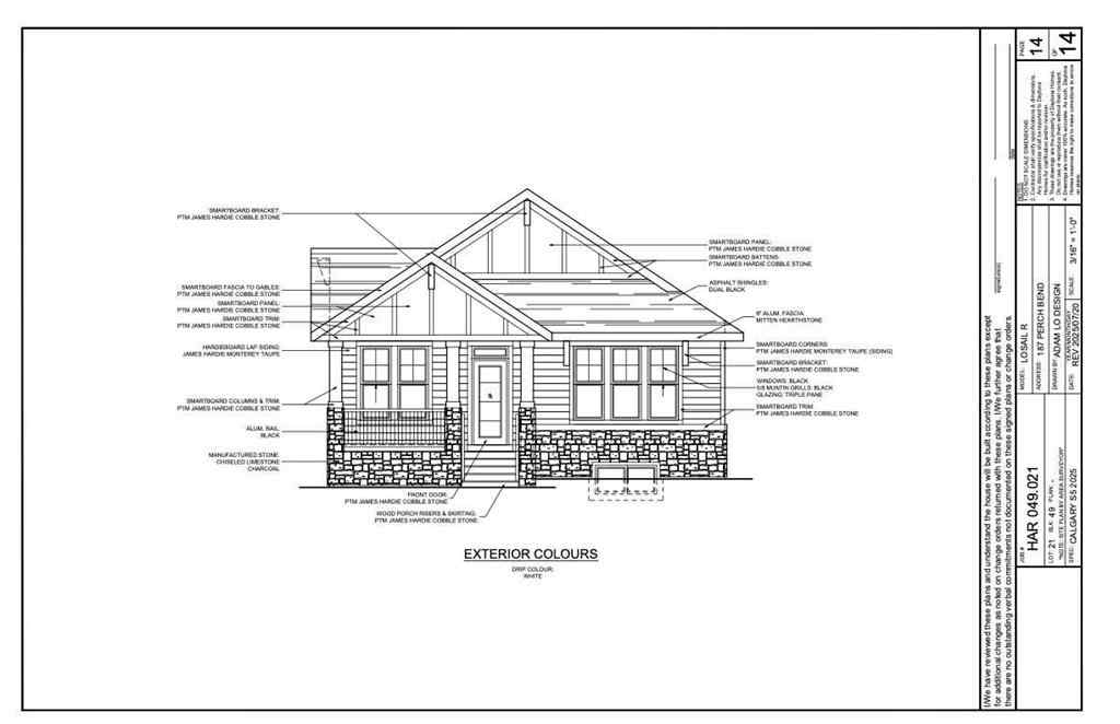 MLS&reg; # A2272002 - 187 Perch Bend  in Harmony Rural Rocky View County, Residential Open Houses