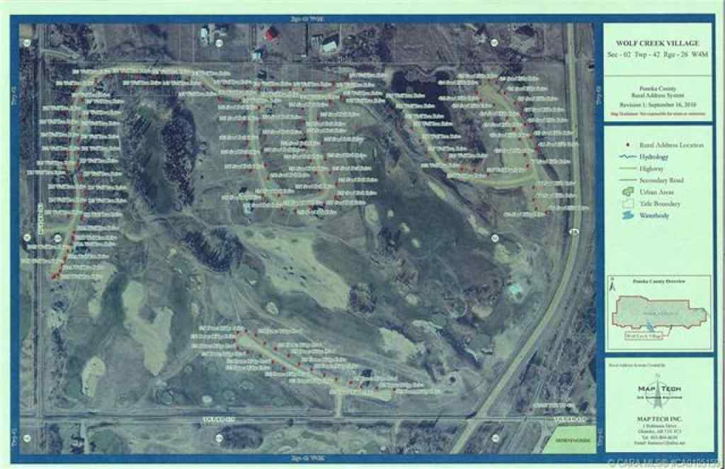MLS® CA0105159 - 406 Sand Hills Drive  in Wolf Creek Village Rural Ponoka County, Land