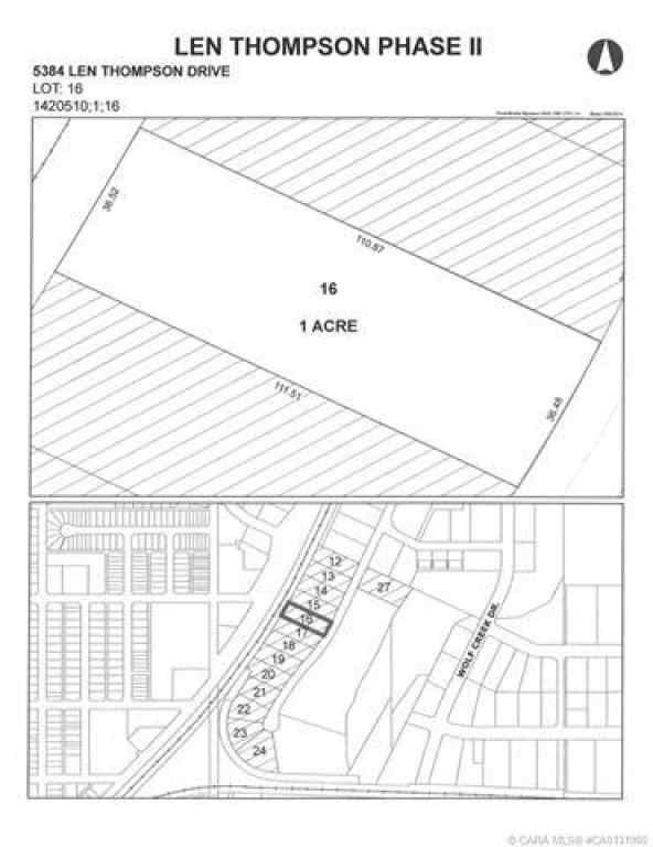 MLS® CA0131980 - 5384 Len Thompson Drive  in Wolf Creek Industrial Park Lacombe, Commercial