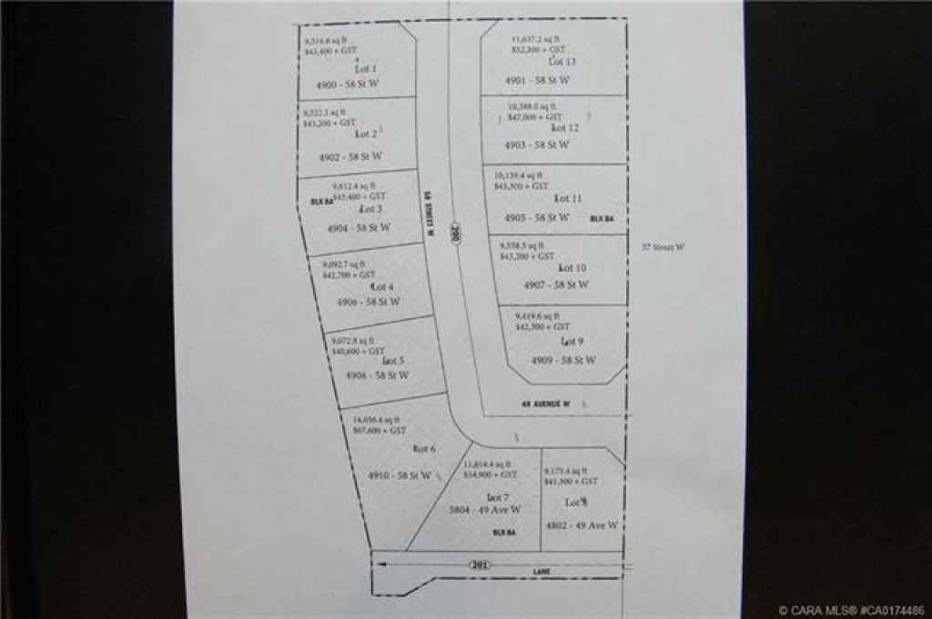 MLS® CA0174486 - 4905 58 Street W in  Forestburg, Land