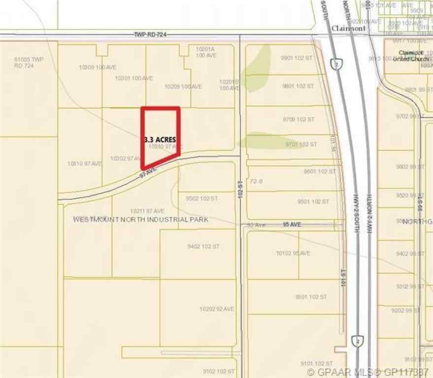 MLS® GP117387 - 10210 97 Avenue  in  Clairmont, Land