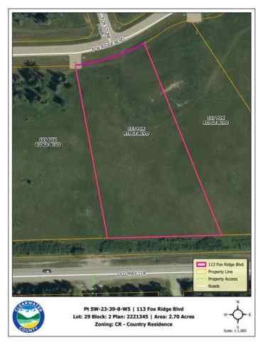  real estate 113 Fox Ridge Boulevard  in  Rural Clearwater County