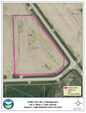 Metaldog Industrial Park real estate 6 METALDOG Drive  in Metaldog Industrial Park Rural Clearwater County