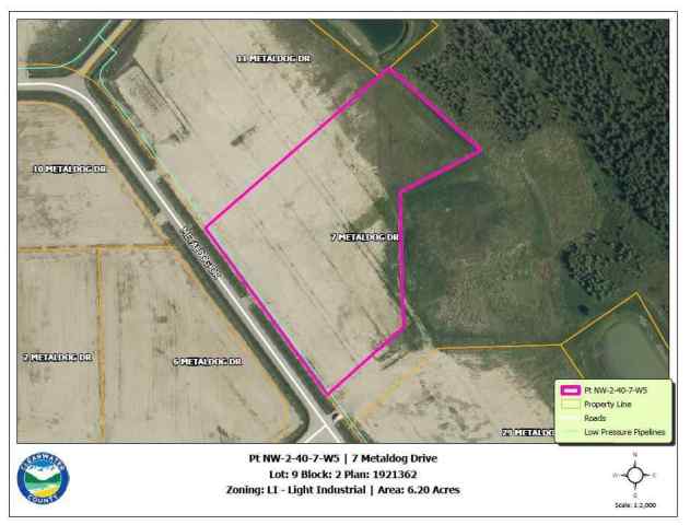 Metaldog Industrial Park real estate 7 METALDOG Drive  in Metaldog Industrial Park Rural Clearwater County