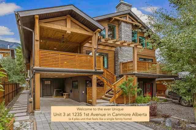 Teepee Town real estate 3, 1235 1st Avenue  in Teepee Town Canmore