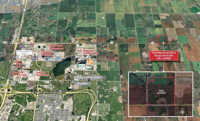 NONE real estate Township Road 262 Range Road 283   in NONE Rural Rocky View County