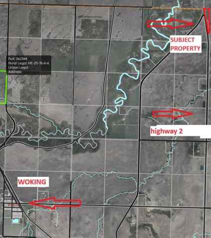 NONE real estate NE-33-76-5-W6 HWY 2   in NONE Rural Saddle Hills County