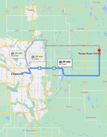 NONE real estate W4R26T25S16QSE Range Road 264   in NONE Rural Wheatland County