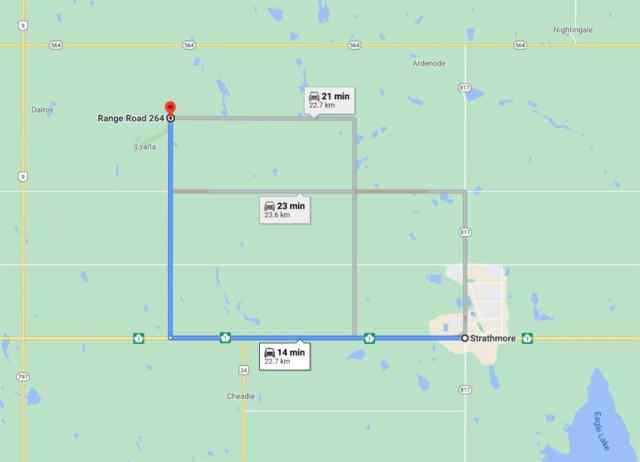 NONE real estate W4R26T25S16QNW Range Road 264 Range  in NONE Rural Wheatland County