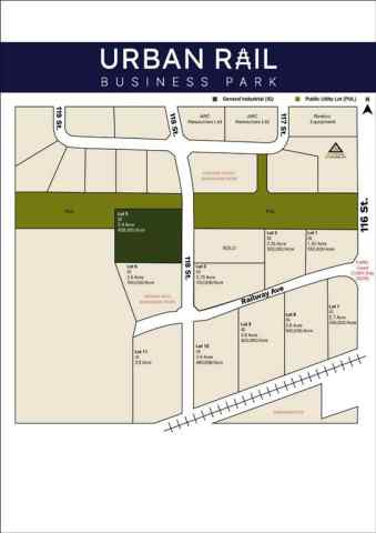 Urban Rail Business Park real estate Lot 5 118 Street  in Urban Rail Business Park Grande Prairie