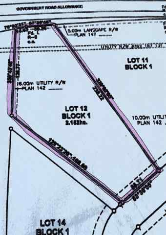 Iron Rail Business Park real estate 12, On Highway 12   in Iron Rail Business Park Rural Lacombe County