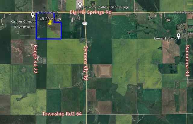 NONE real estate  Big Hills Spring Road Rge 22   in NONE Rural Rocky View County