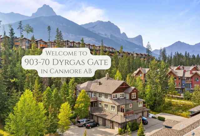 Three Sisters real estate 903, 70 Dyrgas Gate  in Three Sisters Canmore
