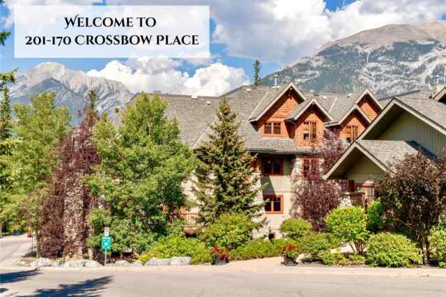 Three Sisters real estate 201, 170 Crossbow Place  in Three Sisters Canmore